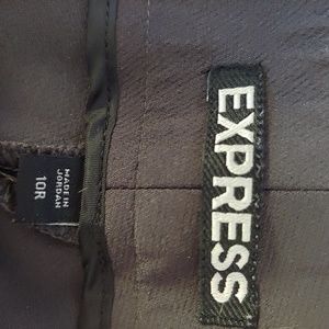 Express Super Skinny Slacks Grey